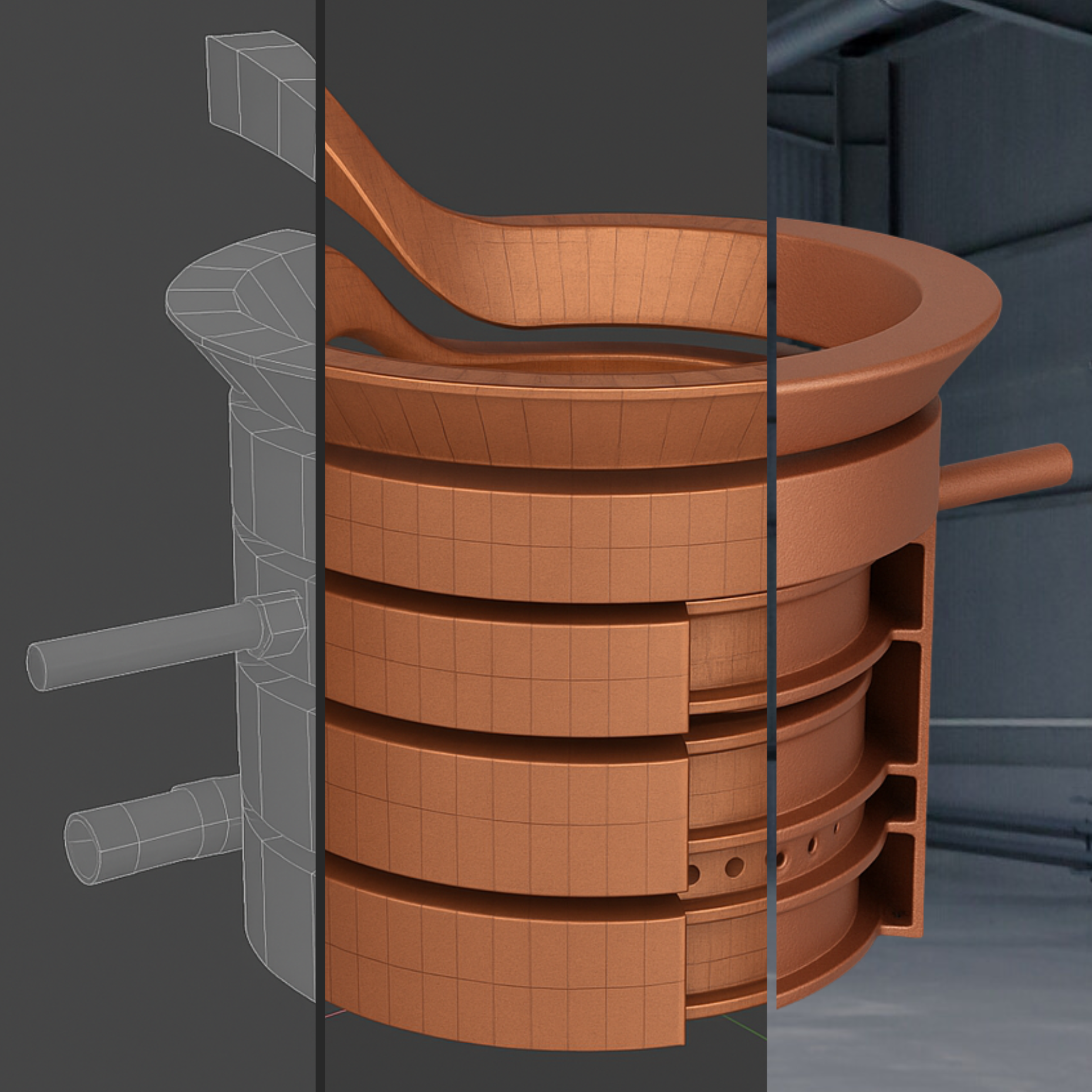 Dal modello 3D al pezzo finito